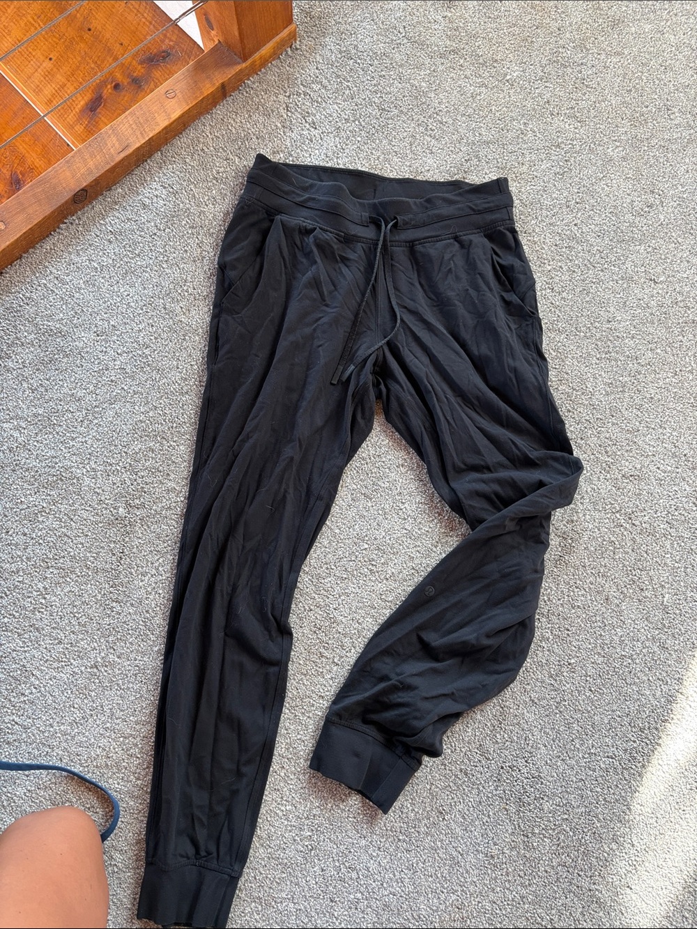 lululemon athletica Women's Black Jogger Sweatpants ready to rulu size 8